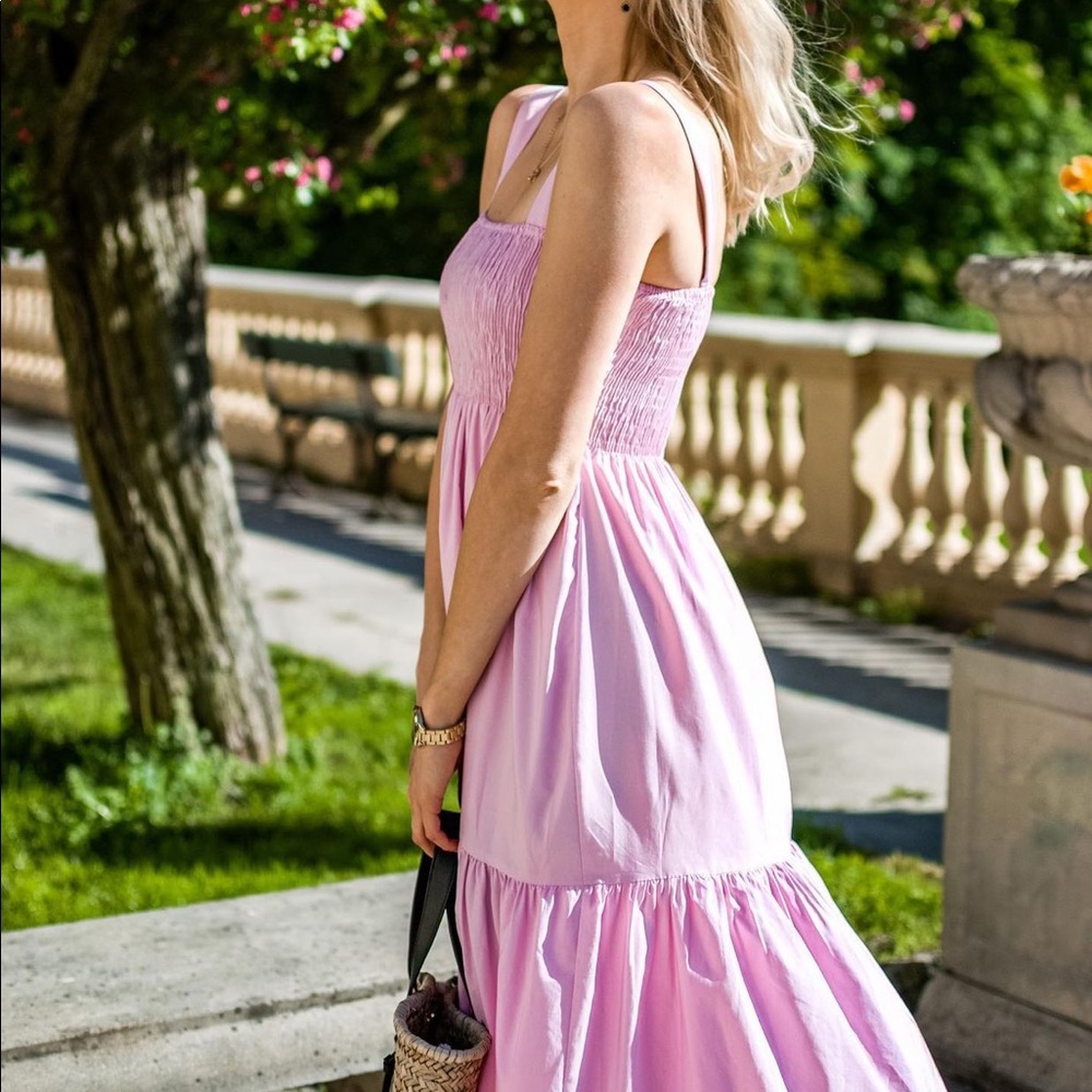 Last😍Zara  poplin midi dress bloggers fav - Picture 13 of 17